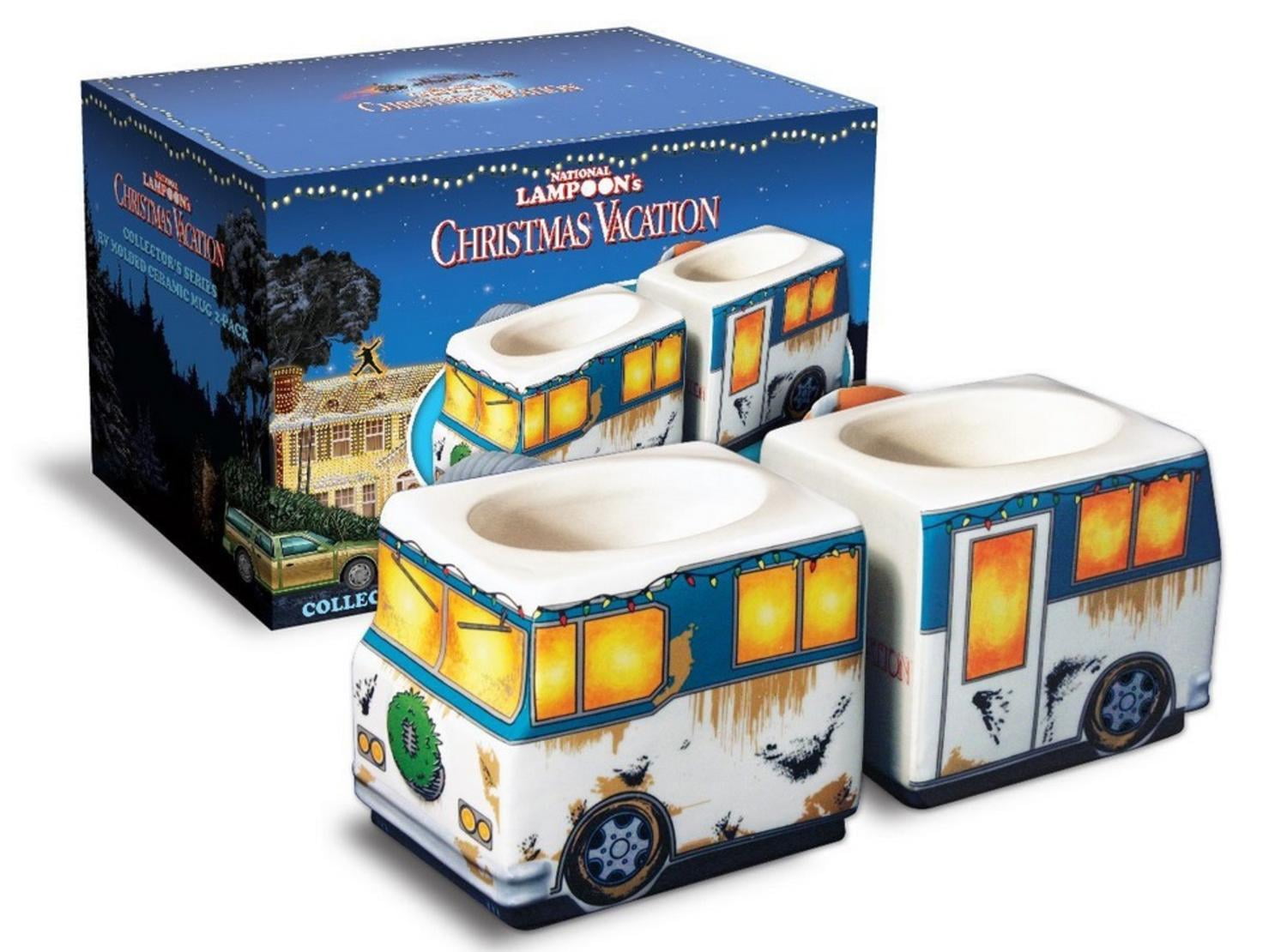 Set of 2 National Lampoon's Christmas Vacation RV Molded Mugs 9 oz