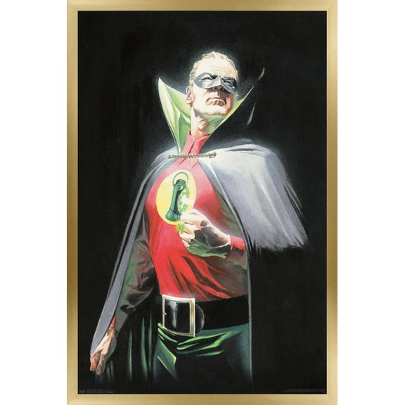 DC Comics - The Green Lantern - Portrait Wall Poster, 14.725" x 22.375", Framed