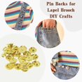 thumbnail image 4 of ORUYROP Pin Backs, Butterfly Clutch Backings Pin Cap Replacement for Badges, Lapel Pin, 4 of 7