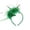 Green, variant on HNMKIU Heardband Ladies Carnival Flower Headband European Parties Bridal Hair Accessories Red,One Size