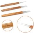 thumbnail image 3 of 5pcs 0.75mm Dreadlock Crochet Hook Tool Hair Dreadlocks Needle Weaving for Braid Craft, 3 of 7