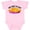 AD-Pink, variant on My 1st Pi Day Pink Pie Pan Pun Boys or Girls Baby Bodysuit