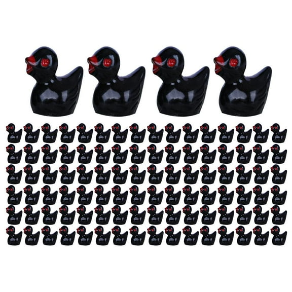 100-Piece Mini Resin Duck Figurines For Dollhouse Garden And DIY Crafts