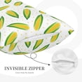 thumbnail image 3 of Goofa Corns Pattern Pillow Case – Plush & Soft Cushion Cover, Hypoallergenic Throw Pillow Case for Comfortable Sleep with Envelope Closure-14"x20", 3 of 6