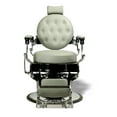 thumbnail image 2 of WILSON Vintage Barber Chair, Reclining Heavy Duty Barber Chair, Grey, 2 of 8