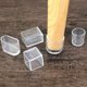 thumbnail image 2 of Fundas de silicona para patas de silla, protectores de suelo ecológicos para muebles con partículas antideslizantes, puntas de patas cuadradas duraderas y flexibles para uso doméstico (se adapta a la, 2 of 5