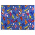 thumbnail image 1 of Jellybean PR-ES001E 5 x 7 ft. Dinosaurs & Rainbows Indoor Area Rug, 1 of 1