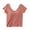 Pink, variant on Built-In Bra Cotton Cami V-Neck Sleepshirt & Seamless Base Layer Supportive Lounge Top S-XL