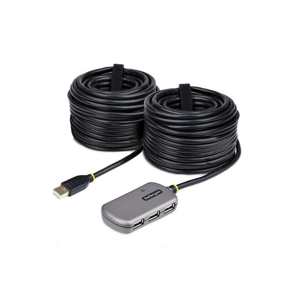 StarTech 24m USB 2.0 Extension Cable with 4-Port USB-A Hub U02442-USB-EXTENDER