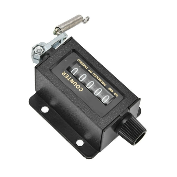 Contador de números, función de reinicio del contador mecánico Contador de dígitos Contador manual de dígitos Instalación sin esfuerzo