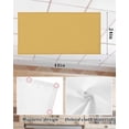 thumbnail image 5 of Fluorescent Light Covers for Ceiling Lights 1 Piece, Yellow Magnetic Classroom Light Covers 4x2 Feet, Minimalist Modern Solid Color Yellow Fluorescent Ceiling Filters for Office Classroom, 5 of 7