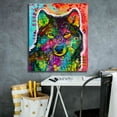 thumbnail image 5 of Epic Graffiti 'Wolf 3' by Dean Russo, Canvas Wall Art, 26"x30", 5 of 8