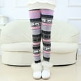 thumbnail image 5 of Esaierr 3PCS Toddler Girls Fleece Lined Leggings for Kids Winter Pants Trousers Kids Thick Warm Printed Pants for 3-12 Years, 5 of 5