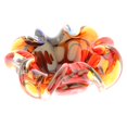 thumbnail image 4 of GlassOfVenice Murano Glass Sommerso Centerpiece Bowl - Red Blue Amber, 4 of 8