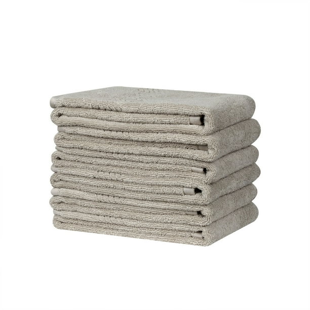 Toallas de baño ultra suaves y absorbentes 6PCS Toallas de baño 100% algodón de felpa (29 x 13 pulgadas, color camel)