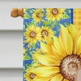 thumbnail image 3 of Summer Sunflowers Fawn Cardigan Corgi Flag Canvas House Size, 3 of 5