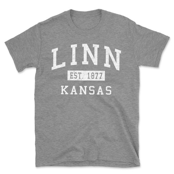 Linn Kansas Classic Established Men's Cotton T-Shirt