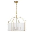 thumbnail image 2 of Ashlay 4-Light Pendant in Warm Brass, 2 of 7