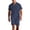 Navy, variant on Laqbezok Men's 2-Piece Linen Set, Casual Short Sleeve Button Down Shirt and Drawstring Shorts Outfit, Relaxed Fit Summer Beach Resort Wear with Pockets