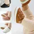 thumbnail image 3 of Baby Boys Girls High Top Ankle PU Leather Sneakers Soft Rubber Sole Infant Anti-Slip Toddler Wedding Dress Shoes, 3 of 5