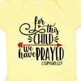thumbnail image 4 of Inktastic For This Child We Have Prayed Red Arrow and Heart Boys or Girls Baby Bodysuit, 4 of 5