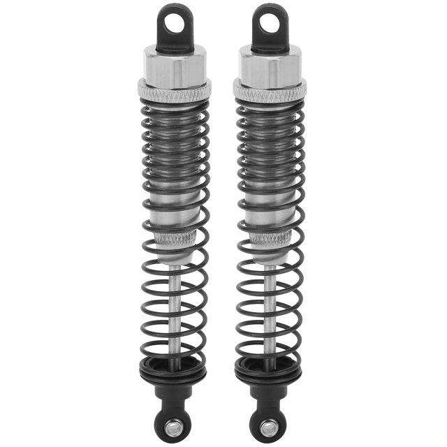 Amortiguador ajustable de 110 mm Amortiguador de resorte de metal completo apto para Traxxas Slash 2WDSilver