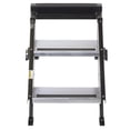 thumbnail image 4 of MOR ryde Entry Step STP-201 Gen 2; 2 Manual Folding Steps; Threshold Height Of 25 Inch To 29 Inch; With 9 Inch Rise; 500 Pound Capacity; Quick Release Hinge; Wide Top Step, 4 of 4