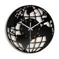 thumbnail image 1 of veasfak World Map Pattern Round Wall Clock Silent Non Ticking Accurate Movement Decorative Home Decoration for Home Decor Lightweight 38cm, 1 of 9