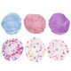 thumbnail image 1 of 6 gorros de ducha gruesos y reutilizables para mujer., 1 of 5