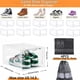 thumbnail image 2 of 6 Cajas de Zapatos TRANSPARENTES Apilables XL (Talla 14.5 US) - Organizador con Puerta Magnética para Armario/Gimnasio, Incluye 6 Bolsas Antipolvo, 34x26.5x19cm, 2 of 6