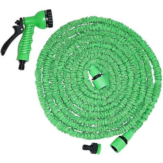 Wear Resistant Garden Hose, Waterproof & Cold Resistant, Non-Slip Design for Safe Use, Flexible Expandable Water Hose with 7 Functions for Multiple Needs (15m)