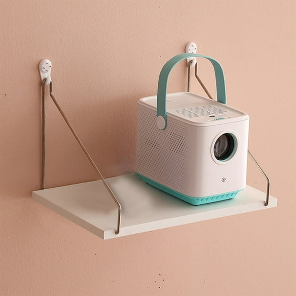 JMYHOAM Storage Bags Wall Mounted Bookshelf Projector Wall Mounted Shelf Wall Bracket Home Storage