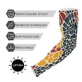 thumbnail image 5 of ALAZA Leopard Animals Skin UV Sun Protection Arm Sleeves UPF 50+ Compression Cooling Sleeve 1 Pair, 5 of 7