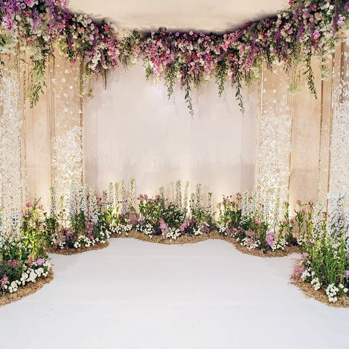  Wedding  Backdrops  8X8ft Flower and Wedding  Decoration Photography 