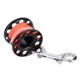 thumbnail image 1 of 30m DIY Fishing Reel Spool Line Mini Aluminium Reel Baitcasting Reel Spool with Stainless Steel Double Ended Hook ,Rigid Aluminum Skeletal Frame, 1 of 7