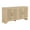 Oak, variant on TEQIN Rattan Sideboard Buffet Cabinet with Storage, Kitchen Buffet Cabinet with Rattan Decorated Doors,Wooden Cabinet Coffee Bar with 4 Doors for Kitchen, Dining Room, Entryway