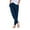 Dark Blue, variant on Capris for Women Womens Business Casual Pants Petite Womens Winter Pants for Women Casual plus Size Elastic Waist Women's High Waist Self Tie Multicolor Washed Blue XL