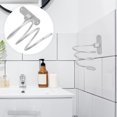 thumbnail image 2 of MasteelfCA Aluminum Bathroom Wall Shelf Wall-mounted Hair Dryer Rack Storage Hairdryer Rack, 2 of 8