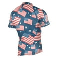 thumbnail image 2 of joogoo American Flag Stars-s1 Men's Cycling Jerseys Mountain Bike Short Sleeve Tops M, 2 of 7