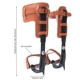 thumbnail image 4 of Miumaeov Tree/Pole Climbing Spikes Spurs Set Adjustable Steel Climber Gaffs w/ Ankle Strap & Gloves 100kg Capacity, 4 of 18