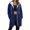 Dark Blue, variant on Womens Sherpa Lined Jacket Zip Up Hoodie Long Sleeve Winter Casual Thick Warm Hooded Sweatshirt Coats Loose Fit (XL, Gray)