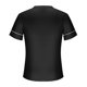 thumbnail image 5 of Playera Elvqul Hombre Stretch Deportivas Casuales Negro Liso Manga Corta Cuello Redondo, 5 of 5