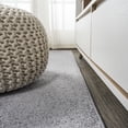 thumbnail image 4 of JONATHAN Y SUPERSOFT 8' Round Area Rug, Haze - Gray, SEU100A-8R, 4 of 6