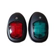 thumbnail image 1 of Sonducket Paquete de 2 lámparas de señal para barcos, desmontables, profesionales, IP67, impermeables, selladas, 3W, 12V-24V, accesorios de luz trasera Deportes acuáticos Negro Sonducket  OD025120-02, 1 of 6