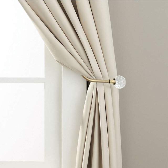 Alzapaños para cortinas Ganchos de pared en U de metal TUNC Sencillez