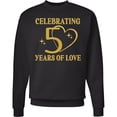 thumbnail image 2 of Inktastic 50th Wedding Anniversary 50 Years Adult Sweatshirt, 2 of 4