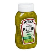Heinz Sweet Relish, Upside Down Squeeze Bottle | 375ML/Unit, 12 Units/Case