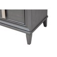 thumbnail image 6 of Alpine Furniture Lorraine Wood 2 Drawer Nightstand in Dark Gray, 6 of 6