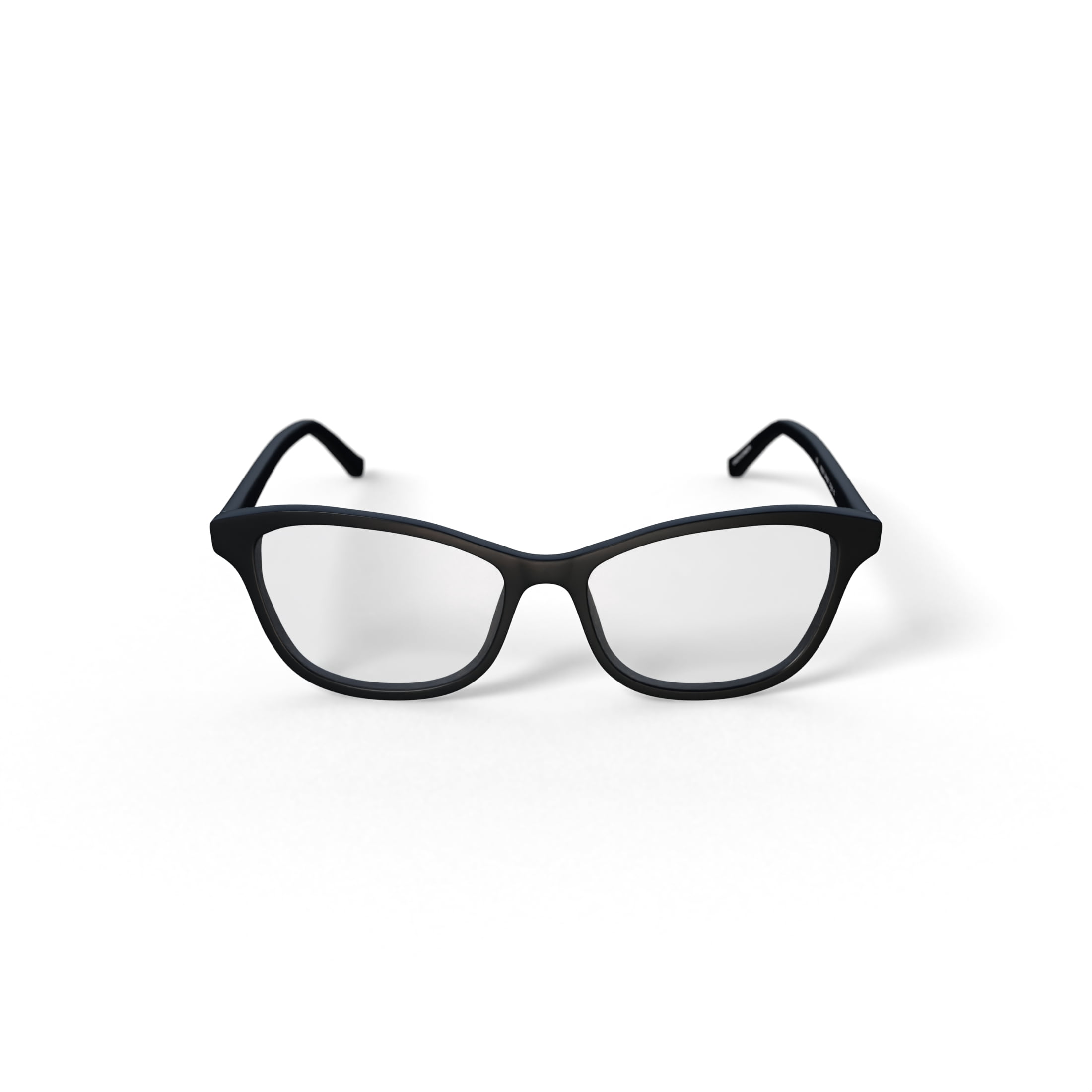 Walmart Women's Ginger Square Prescription Eyeglasses with Case, Black