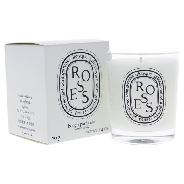 Chandelle Parfumée Roses par Diptyque pour Unisexe - Chandelle de 2,4 oz